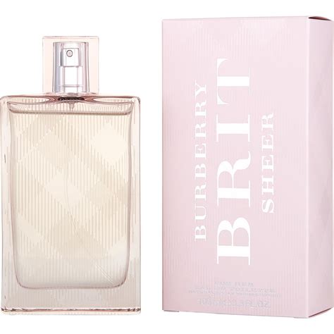 brit sheer burberry eau de toilette|Burberry Brit sheer reviews.